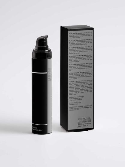 KLÄR Clear Control Gel oil control moisturiser for men with zinc pca