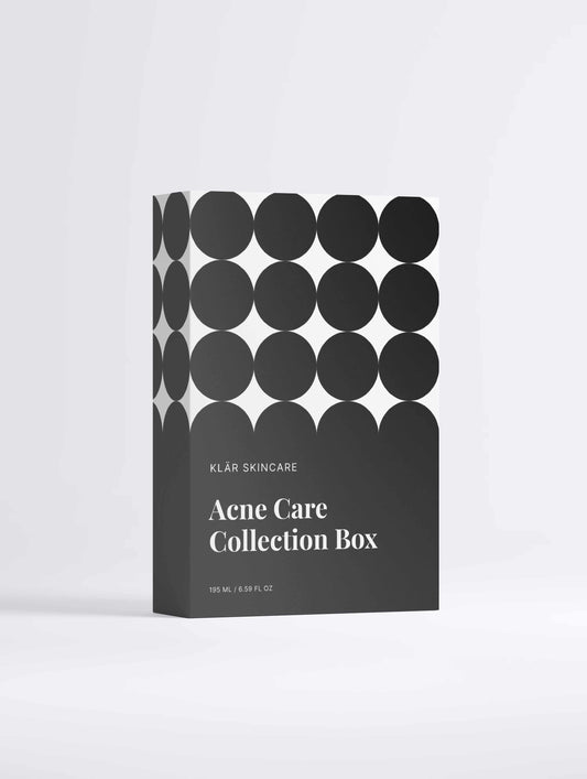 KLÄR Complete acne treatment kit for men with oily skin
