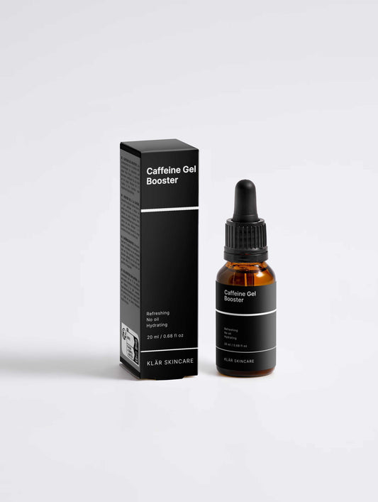 KLÄR Eye Gel for men with caffeine de-puffing formula