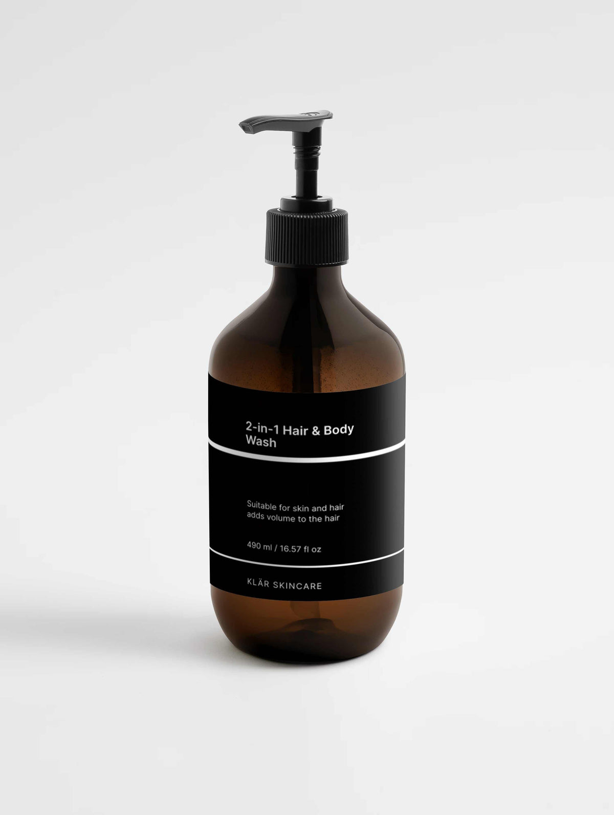 KLÄR aloe hair and body wash for men 250ml bottle